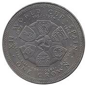 1 Crown - Elizabeth II World Cup Victors, United Kingdom, 1982 reverse image