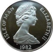 1 Crown - Elizabeth II World Cup - Spain obverse image