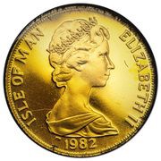 1 Crown - Elizabeth II Mayflower; Gold Proof obverse image