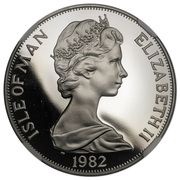 1 Crown - Elizabeth II P.S. Mona's Queen II; Platinum Proof obverse image