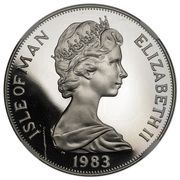 1 Crown - Elizabeth II Montgolfier Balloon; Platinum Proof obverse image