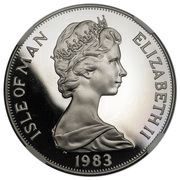 1 Crown - Elizabeth II Gloster Whittle; Platinum Proof obverse image