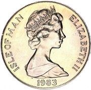 1 Crown - Elizabeth II Orbiter Space Shuttle obverse image