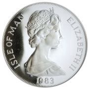 1 Crown - Elizabeth II Orbiter Space Shuttle; Silver obverse image