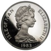 1 Crown - Elizabeth II Orbiter Space Shuttle; Platinum Proof obverse image