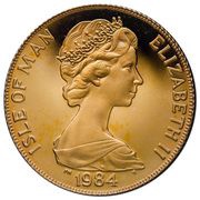 1 Crown - Elizabeth II Ice Dancing; Gold obverse image