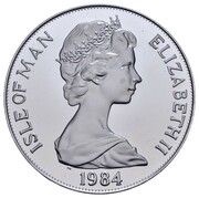 1 Crown - Elizabeth II Ice Dancing; Platinum obverse image