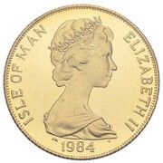 1 Crown - Elizabeth II Athletics; Gold 9ct obverse image