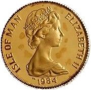1 Crown - Elizabeth II Athletics; Gold 22ct obverse image