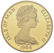 1 Crown - Elizabeth II Gymnastics; Gold 22ct obverse image