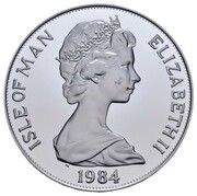1 Crown - Elizabeth II Gymnastics; Platinum obverse image