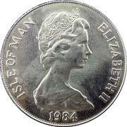 1 Crown - Elizabeth II Equestrian; Silver Proof obverse image