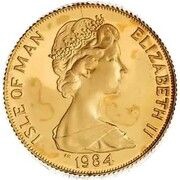 1 Crown - Elizabeth II Equestrian; Gold 22ct obverse image