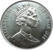 1 Crown - Elizabeth II Queen Mother as a young girl obverse image