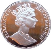 1 Crown - Elizabeth II Queen Mother as a young girl; Silver obverse image