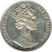 1 Crown - Elizabeth II World Cup Mexico - Player Scoring obverse image