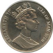 1 Crown - Elizabeth II World Cup - silver plated proof obverse image
