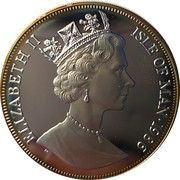 1 Crown - Elizabeth II World Cup Soccer - Mexico obverse image