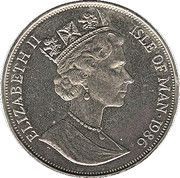 1 Crown - Elizabeth II World Cup Mexico - Globe obverse image