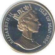 1 Crown - Elizabeth II World Cup - silver plated proof obverse image