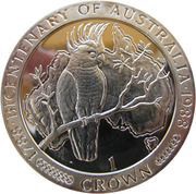 1 Crown - Elizabeth II Bicentenary of Australia, United Kingdom, 1988 reverse image