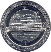 1 Crown - Elizabeth II Chaperon, United Kingdom, 1988 reverse image