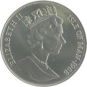 1 Crown - Elizabeth II Manx Cat obverse image