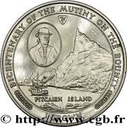 1 Crown - Elizabeth II Pitcairn Island, United Kingdom, 1989 reverse image