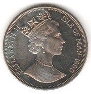 1 Crown - Elizabeth II World Cup - Italy obverse image