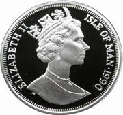 1 Crown - Elizabeth II World Cup - Italy obverse image