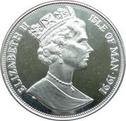 1 Crown - Elizabeth II America's Cup obverse image