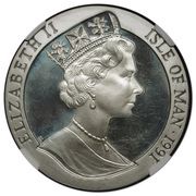 1 Crown - Elizabeth II America's Cup; Silver obverse image
