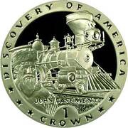 1 Crown - Elizabeth II John Casement; Silver Proof, United Kingdom, 1992 reverse image