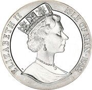 1 Crown - Elizabeth II Discovery of America obverse image