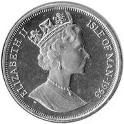 1 Crown - Elizabeth II Maine Coon Cat obverse image