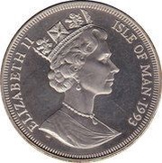 1 Crown - Elizabeth II Diplodocus obverse image