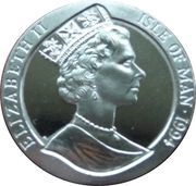 1 Crown - Elizabeth II Player heading ball obverse image