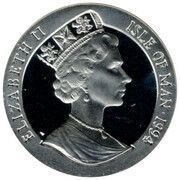 1 Crown - Elizabeth II Player heading ball; Silver Proof obverse image