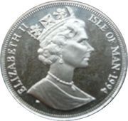 1 Crown - Elizabeth II Fallow Deer obverse image
