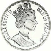 1 Crown - Elizabeth II Ferdinand Von Zeppelin, Silver Proof obverse image