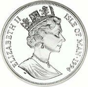 1 Crown - Elizabeth II First Flight England to Australia, Silver Proof obverse image