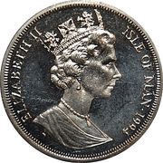 1 Crown - Elizabeth II Airmail obverse image