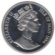1 Crown - Elizabeth II General Omar Bradley; Silver Proof obverse image