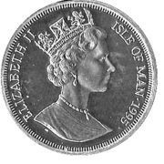 1 Crown - Elizabeth II Vickers-Wellington obverse image