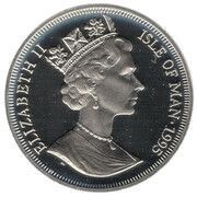 1 Crown - Elizabeth II Vickers -Wellington; Silver Proof obverse image