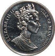 1 Crown - Elizabeth II Fokker G.1a obverse image