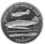 1 Crown - Elizabeth II Commonwealth Boomerang CA - 13, United Kingdom, 1995 reverse image