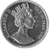 1 Crown - Elizabeth II Mitsubishi Zero obverse image