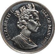 1 Crown - Elizabeth II Boeing B - 29 Enola Gay obverse image