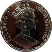 1 Crown - Elizabeth II Boeing B - 29 Enola Gay obverse image